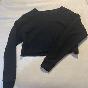 Alo Yoga Burnout Crop Top